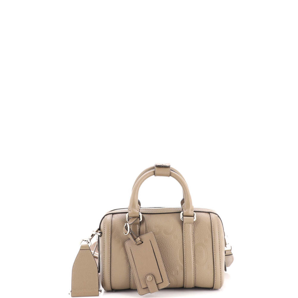 Gucci Mini Duffle Bag Jumbo GG Embossed Leather